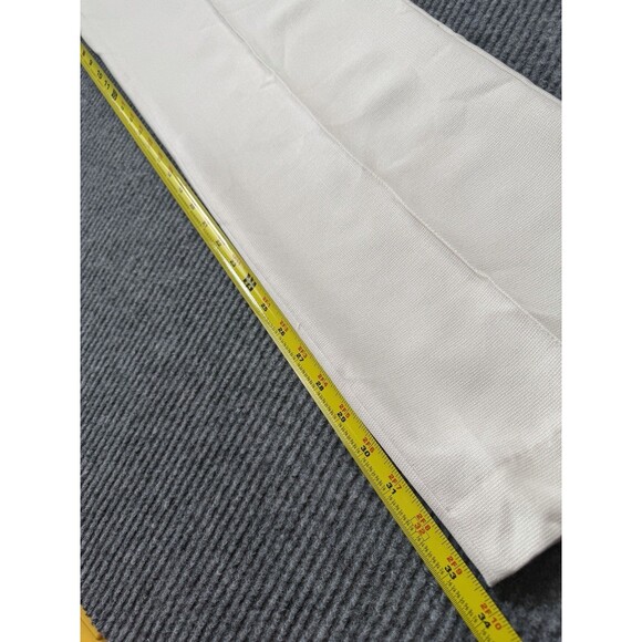 ZARA Womens Size Medium Pants Beige Cream High Waist Pleated Straight Leg - Picture 10 of 10